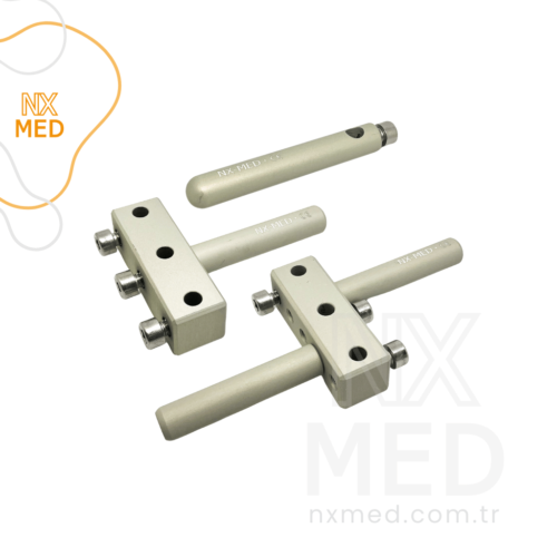 Large Tubular Fixators are medical devices used in orthopedic trauma surgery to stabilize and treat bone fractures.