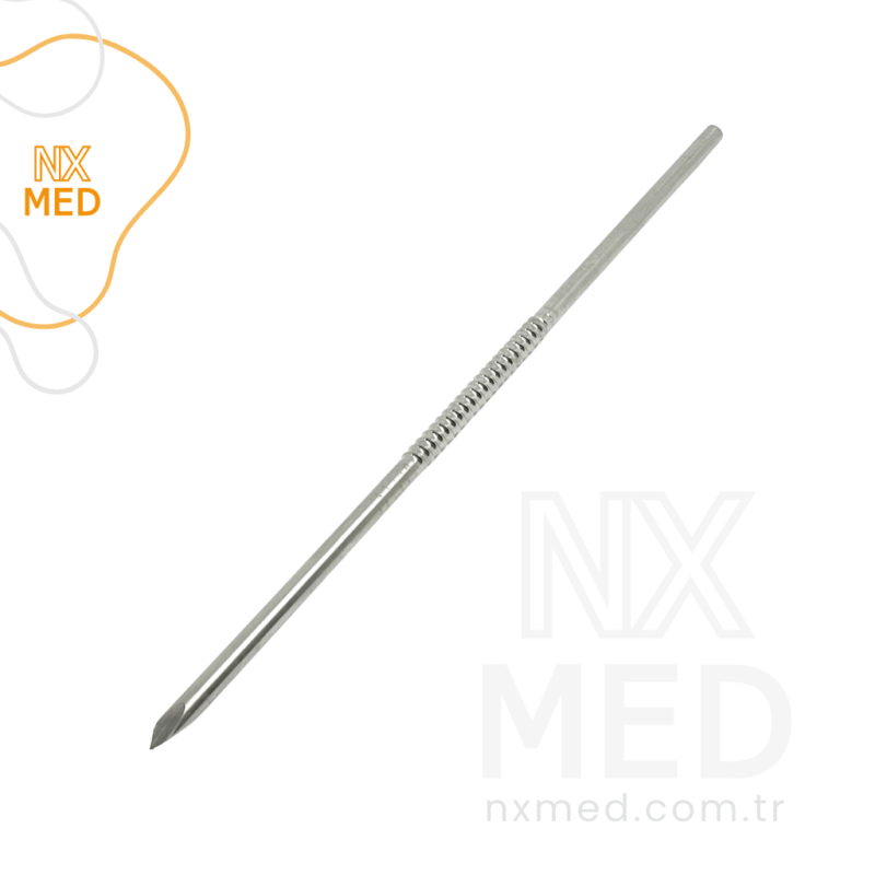 NXMED-Schanz pins are type of orthopedic pin used in external fixation to stabilize bone fractures. 