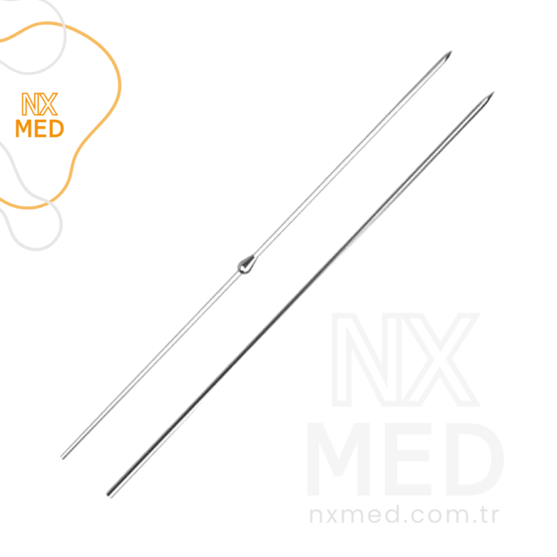 NXMED-Schanz pins are type of orthopedic pin used in external fixation to stabilize bone fractures. 