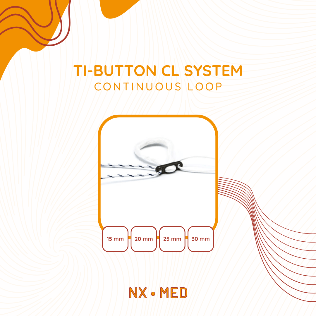 Ti-Button Continuous Loop - NX-MED